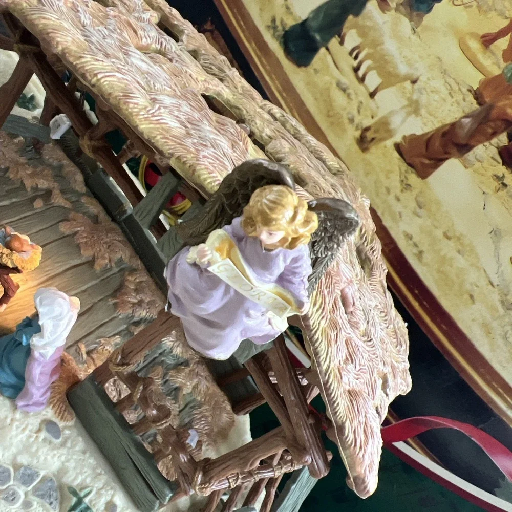 Mr Christmas Christmas in Bethlehem Animated Nativity Scene in Box Wiseman Move!